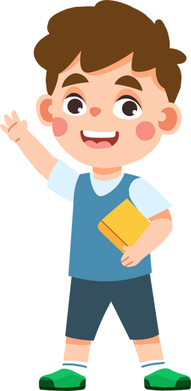 school kid student bringing book